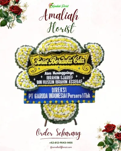 Papan Bunga Duka di Cibeunying Kidul